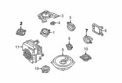 Mazda 3 Front Upper Speaker | Mazda OEM Part Number BDGH-66-960