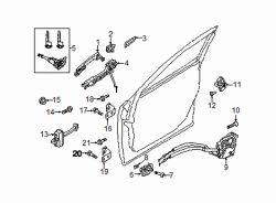 Mazda 3 Front Left Exterior Door Handle Base | Mazda OEM Part