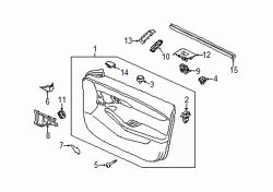 Mazda 3 Front Left Door Window Switch | Mazda OEM Part Number BDGF-66-350A