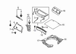 Mazda 3 Rear Trunk Mat | Mazda OEM Part Number BDTS-68-81X