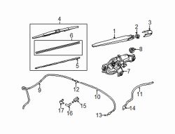 Mazda 3 Rear Liftgate Washer Hose Adapter | Mazda OEM Part Number D651-67-502