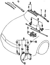 Mazda 626  Reservoir | Mazda OEM Part Number GA2B-67-481A