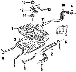 Mazda 626  Cap | Mazda OEM Part Number GAY1-42-250