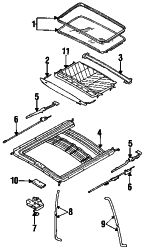 Mazda 626  Air deflector | Mazda OEM Part Number HG40-69-880