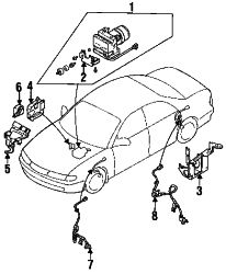 Mazda 626  Relay | Mazda OEM Part Number GA2B-67-740A