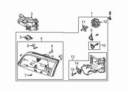 Mazda 626 Left Mount bracket | Mazda OEM Part Number GD7A-51-0BXA