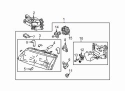 Mazda 626 Left Adjust screw | Mazda OEM Part Number GA2A-51-037