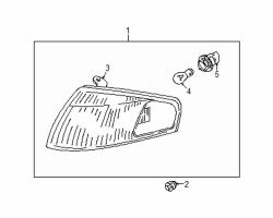 Mazda 626 Right Park/turn lamp | Mazda OEM Part Number GG2A-51-060B