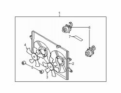 Mazda 626  Fan blade | Mazda OEM Part Number FS1H-15-140