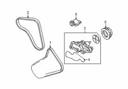 Mazda 626  Inlet | Mazda OEM Part Number K846-15-161A
