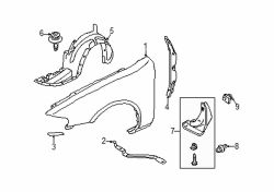 Mazda 626 Left Seal | Mazda OEM Part Number GD7A-56-396