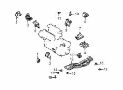 Mazda 626  Engine c'member washer | Mazda OEM Part Number B092-39-815A