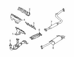 Mazda 626  Resonator & pipe | Mazda OEM Part Number KL98-40-300-P2