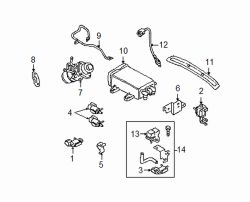 Mazda 626  Oxygen sensor | Mazda OEM Part Number KLM6-18-861