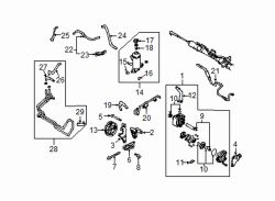 Mazda 626  P/S pump mount bracket | Mazda OEM Part Number GE4T-32-603