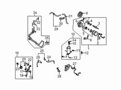 Mazda 626  Reservoir assy rubber mount | Mazda OEM Part Number B456-32-425