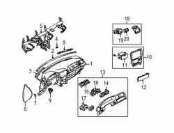 Mazda 626  Vent box | Mazda OEM Part Number GD7A-64-93XD