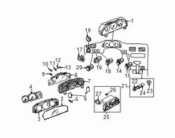 Mazda 626  Mirror switch | Mazda OEM Part Number GD7A-66-600