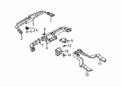 Mazda 626 Left Air outlet duct pin | Mazda OEM Part Number 9926-40-531B