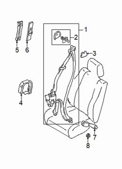 Mazda 626 Left Adjuster cover | Mazda OEM Part Number C001-57-969-27