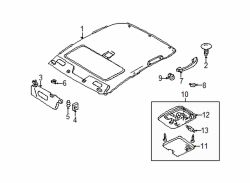 Mazda 626  Coat hook | Mazda OEM Part Number B481-69-531A-80