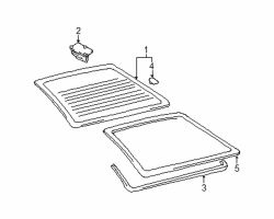 Mazda 626  Reveal molding | Mazda OEM Part Number GD7A-50-611A