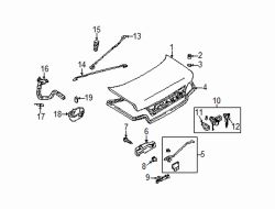 Mazda 626  Lock assy | Mazda OEM Part Number GD7A-56-820C