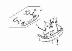 Mazda 626 Right Guard | Mazda OEM Part Number GD7A-50-361