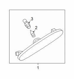 Mazda 6 Right Marker lamp bulb | Mazda OEM Part Number 0000-11-0168