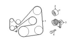 Mazda 6  Tensioner | Mazda OEM Part Number LF17-15-980E