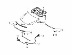 Mazda 6  Hood | Mazda OEM Part Number GK2A-52-310D