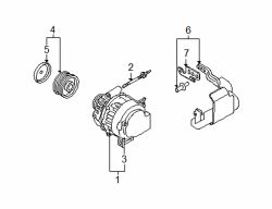 Mazda 6  Air duct bracket | Mazda OEM Part Number L3M6-18-311B