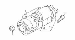 Mazda 6  Starter | Mazda OEM Part Number AJF1-18-400R-00