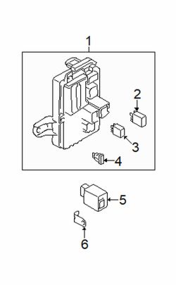 Mazda 6  Fuse | Mazda OEM Part Number 9970-51-205