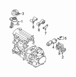 Mazda 6  Rear mount plate | Mazda OEM Part Number GK2E-39-015A