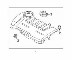 Mazda 6  Cover | Mazda OEM Part Number L3G6-10-2F0B