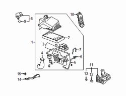 Mazda 6  Air mass sensor seal | Mazda OEM Part Number ZL01-13-214