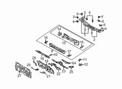 Mazda 6 Left Molding seal | Mazda OEM Part Number GK2A-50-795A