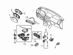 Mazda 6  Trunk lid switch | Mazda OEM Part Number GK2A-66-4K0