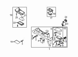 Mazda 6  Shift panel clip | Mazda OEM Part Number B30D-64-345