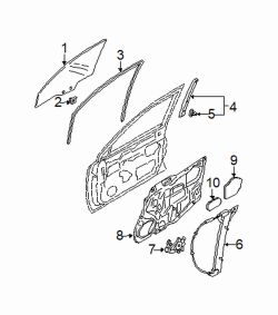 Mazda 6 Right Rear w'strip | Mazda OEM Part Number GK2A-58-76YE