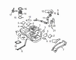 Mazda 6  Access cover | Mazda OEM Part Number GK2A-56-070C