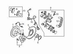 Mazda 6 Right Wheel stud | Mazda OEM Part Number GR1L-33-062A