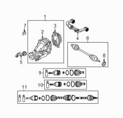 Mazda 6 Left Outer boot | Mazda OEM Part Number GD56-22-530