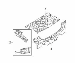 Mazda 6  Rear body panel | Mazda OEM Part Number GK2A-70-750C