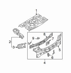 Mazda 6 Right Tail lamp pocket | Mazda OEM Part Number GJ6A-70-481A