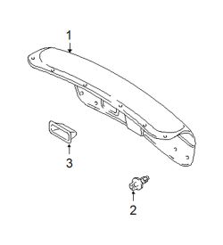 Mazda 6  Trunk lid trim fastener | Mazda OEM Part Number GJ21-68-885B-02