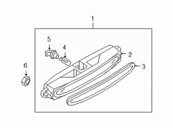 Mazda 6  Lens & housing | Mazda OEM Part Number GJ6J-51-58XD