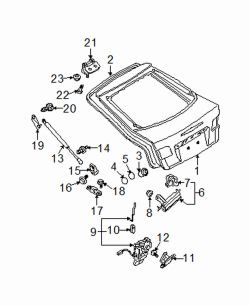 Mazda 6 Left Upper bracket screw | Mazda OEM Part Number 9G66-00-616B
