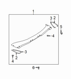 Mazda 6  Spoiler | Mazda OEM Part Number GM9A-51-960B-14